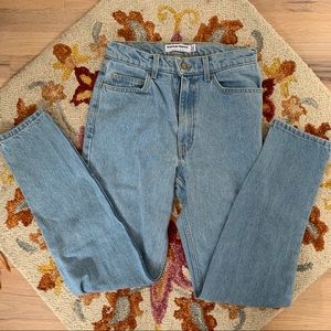 American Apparel High Waisted Mom Jeans